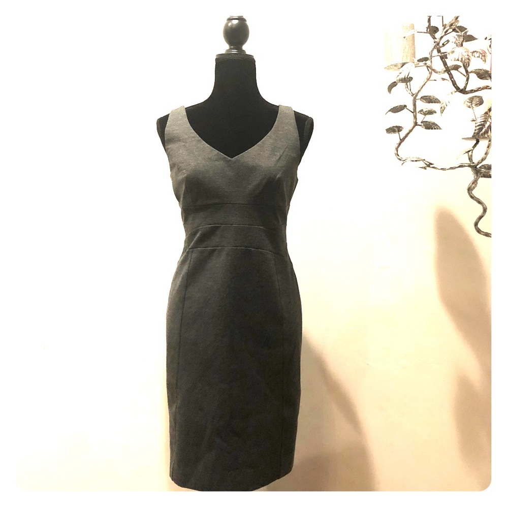 New York & Co. Grey Pencil Dress